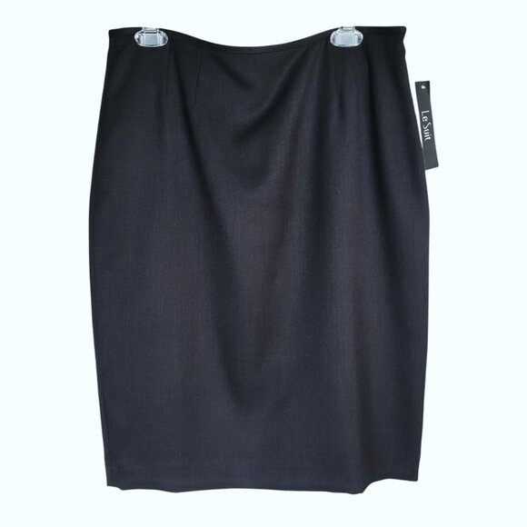 Le Suit Jacket Skirt Suit Womens 10 Pink Black 2PC Business Casual Career Office - Picture 11 of 16